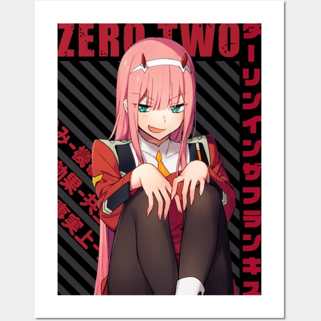 Darling in the franxx - Zero Two #02 Wall Art by Recup-Tout